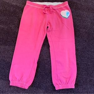 Ladies PINK by Victoria’s Secret knee length sweatpants - EUC